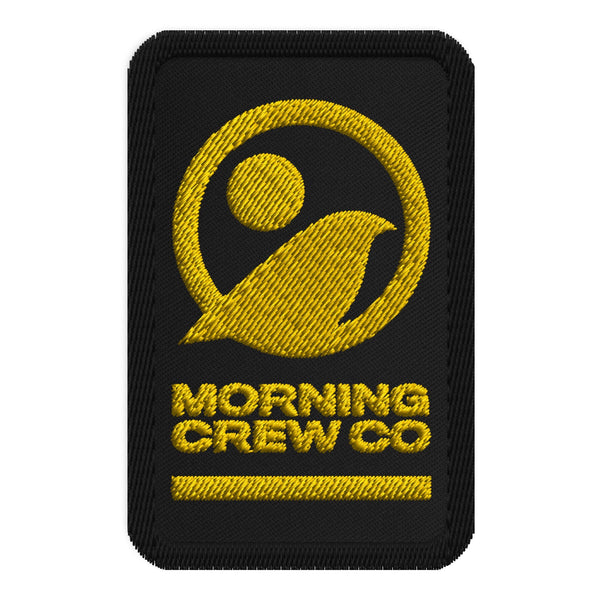 Morning Crew Co Logo Patch