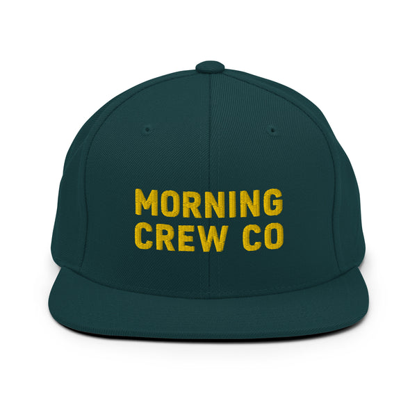 Morning Crew Co Spruce Snapback Hat