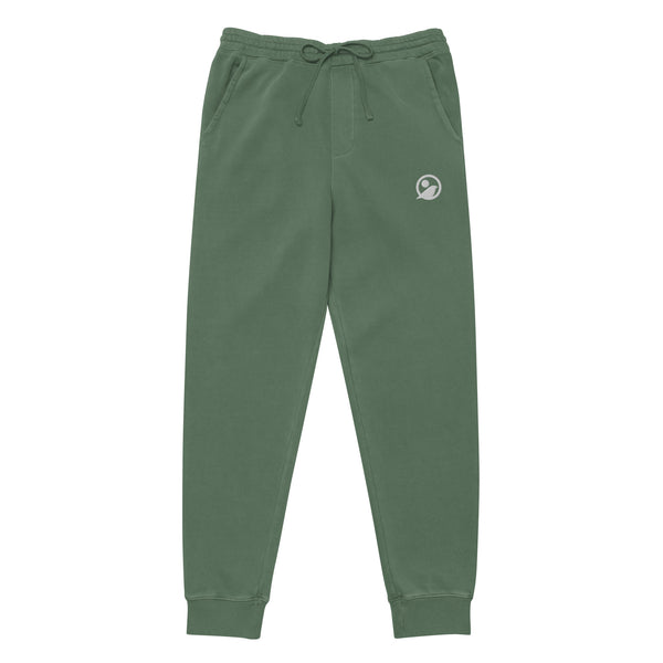 Morning Crew Co Embroidered Pigment Dyed Sweatpants